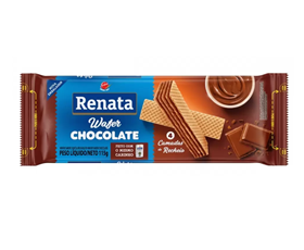 Biscoito Renata Wafer Chocolate 115g