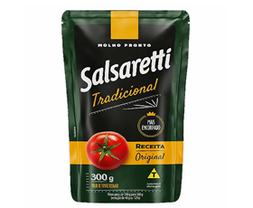 Molho de Tomate Tradicional Salsaretti Sachê 300g