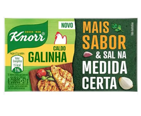 Caldo em Tablete Galinha Caseira Knorr 57g