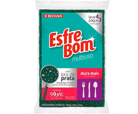 Esponja Multiuso Esfrebom 4un Bettanin