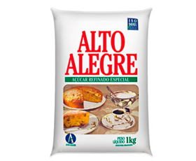 Açúcar Refinado Alto Alegre 1kg