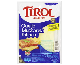 Queijo Mussarela Fatiado Tirol 150g